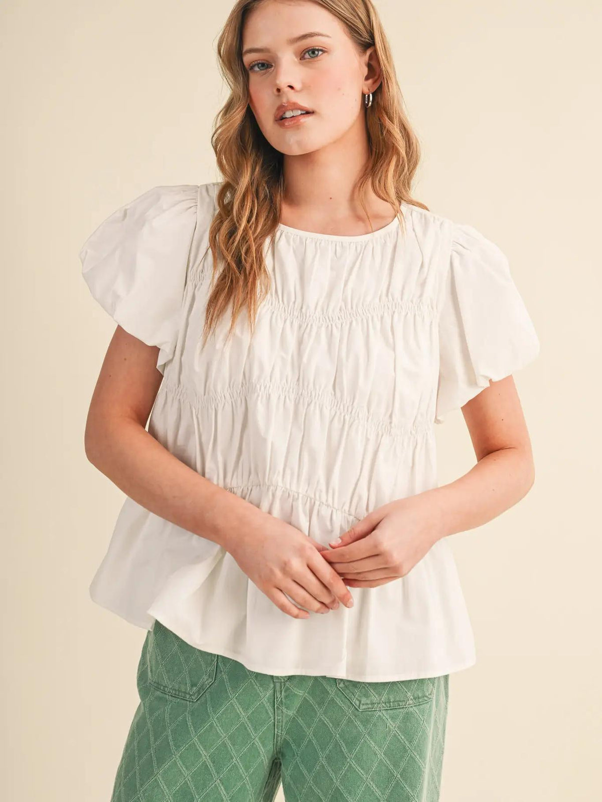 bubble blouse