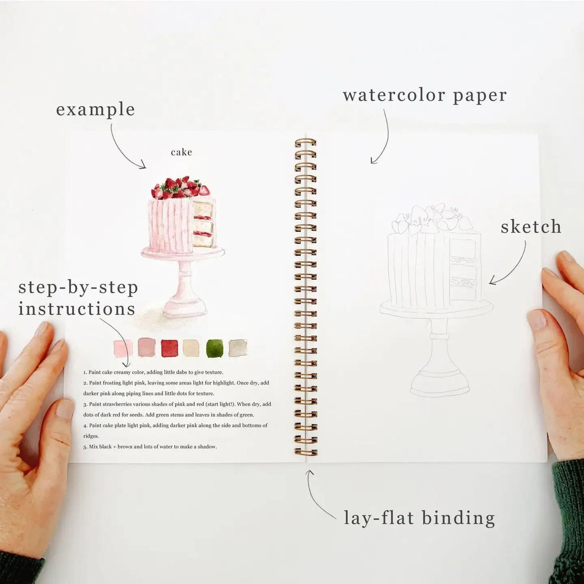 baking watercolor book