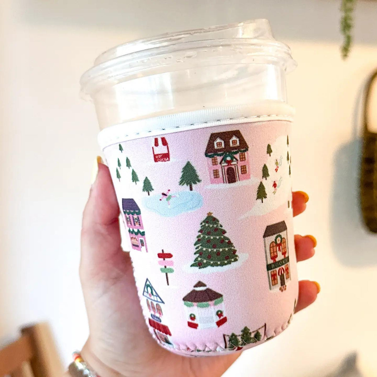 Christmas Village coffee sleeve