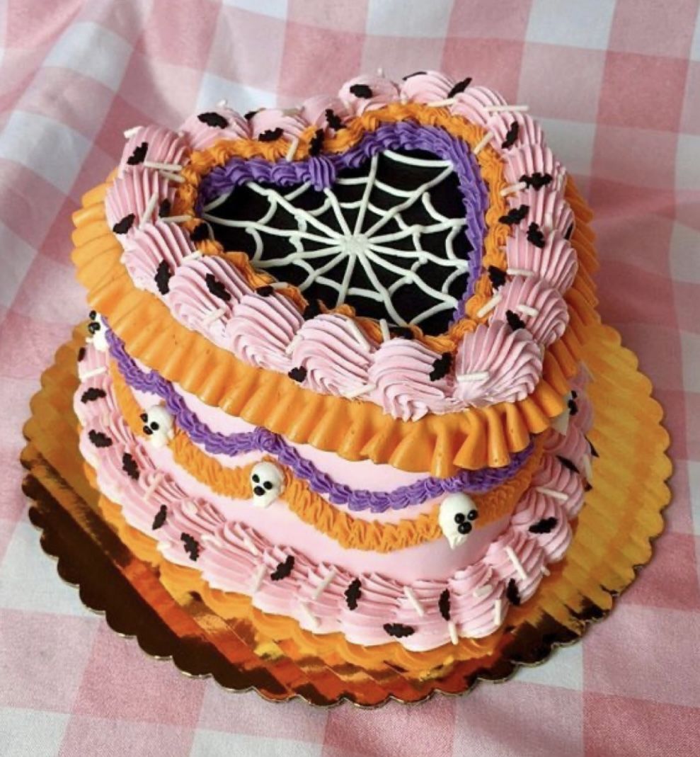 halloween cake deco class