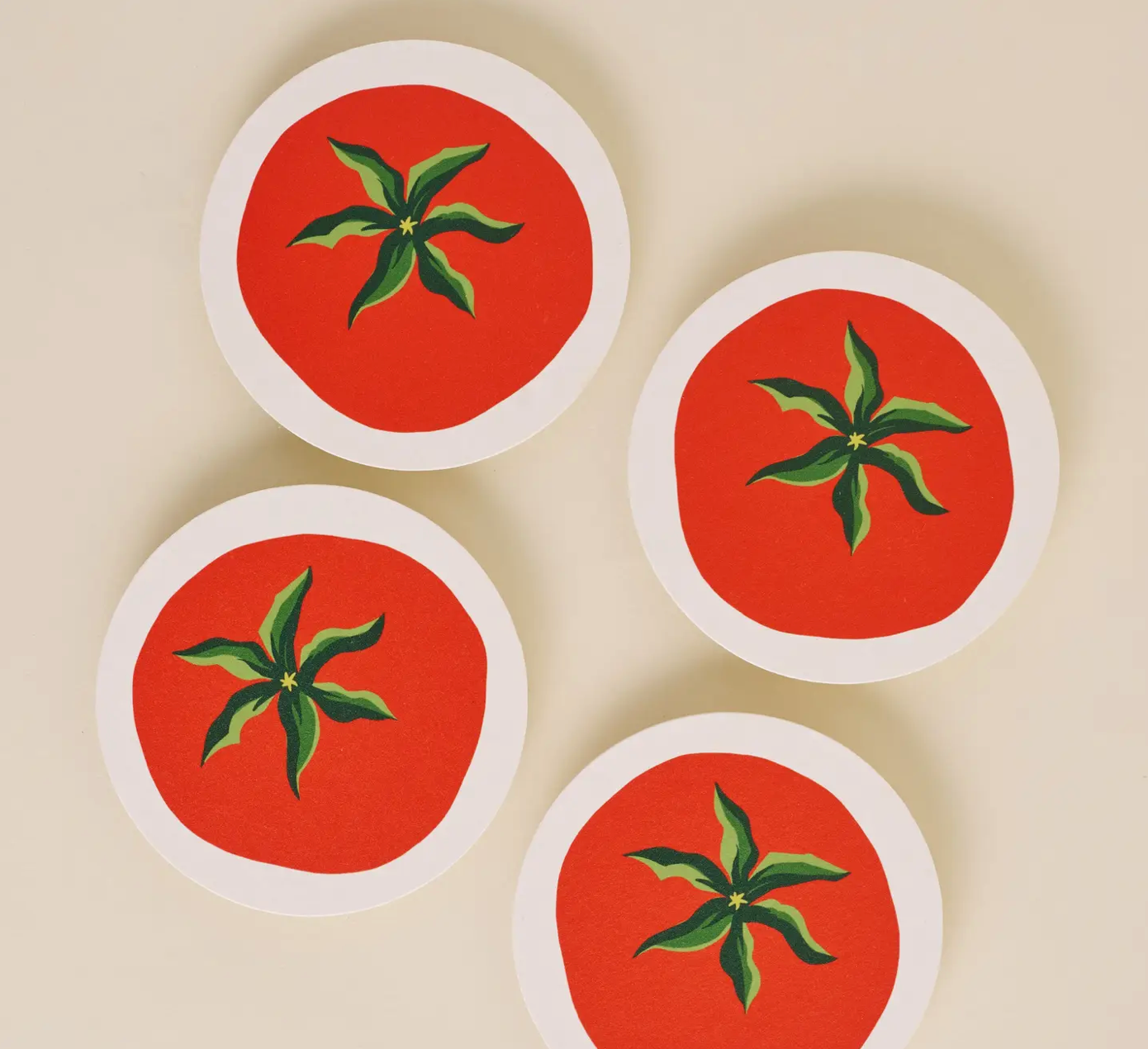 Tomato Coasters