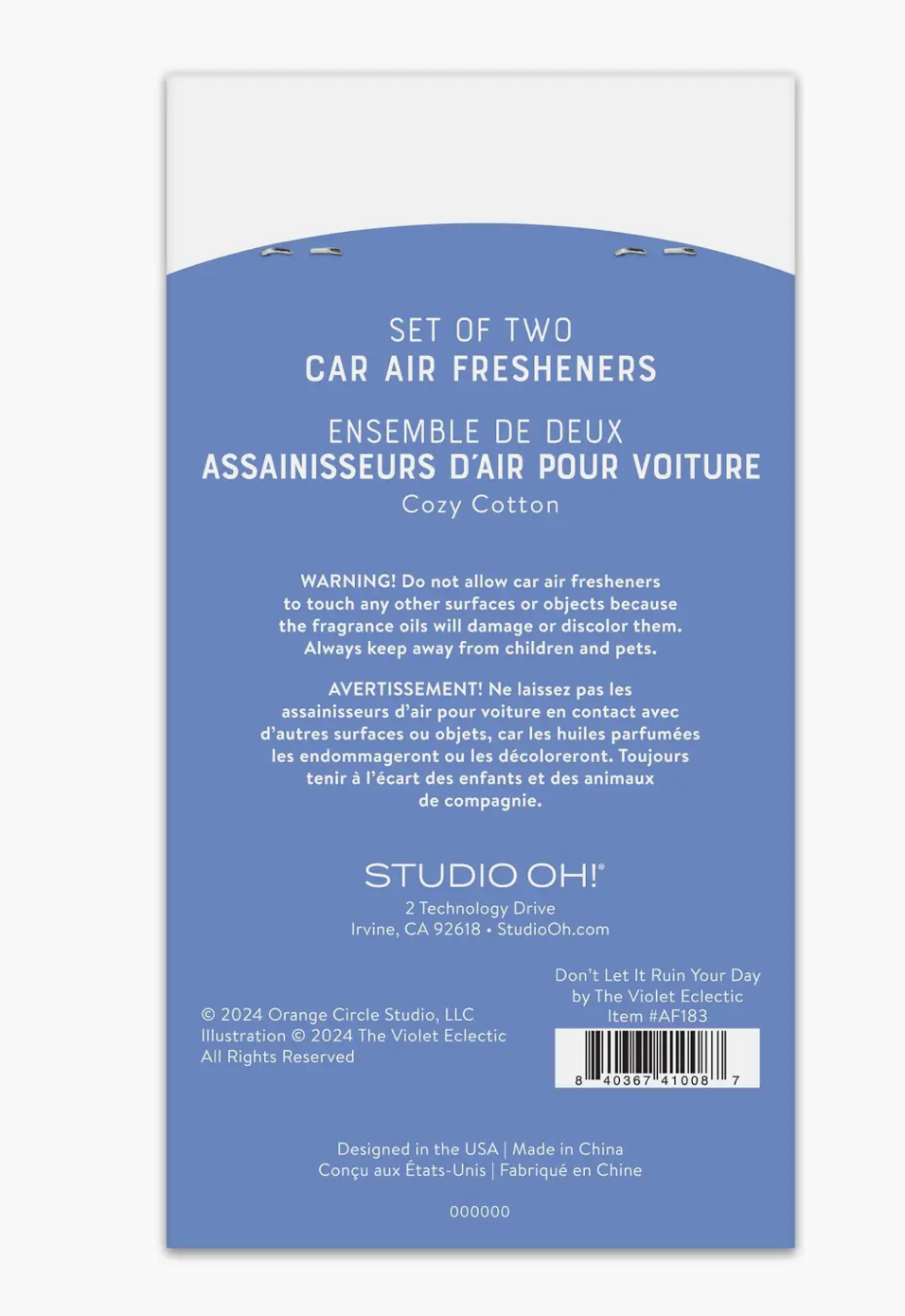 Don't let Idiots Car Freshie