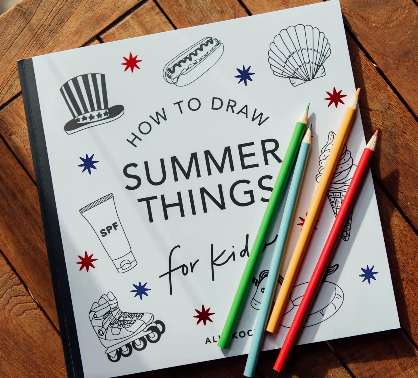 How To Draw Summer Coloring Book