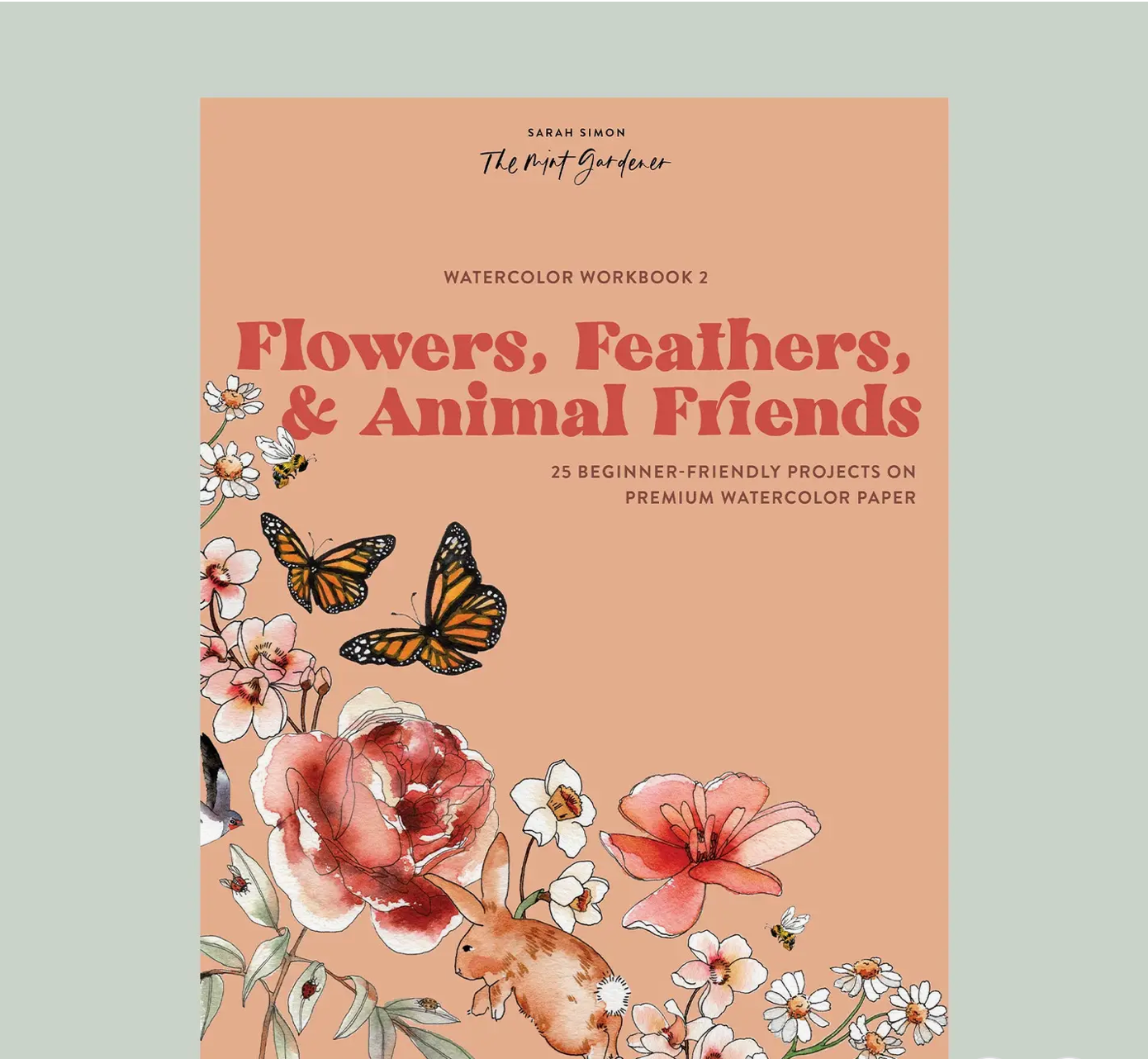 Flowers And Feathers Coloring Book