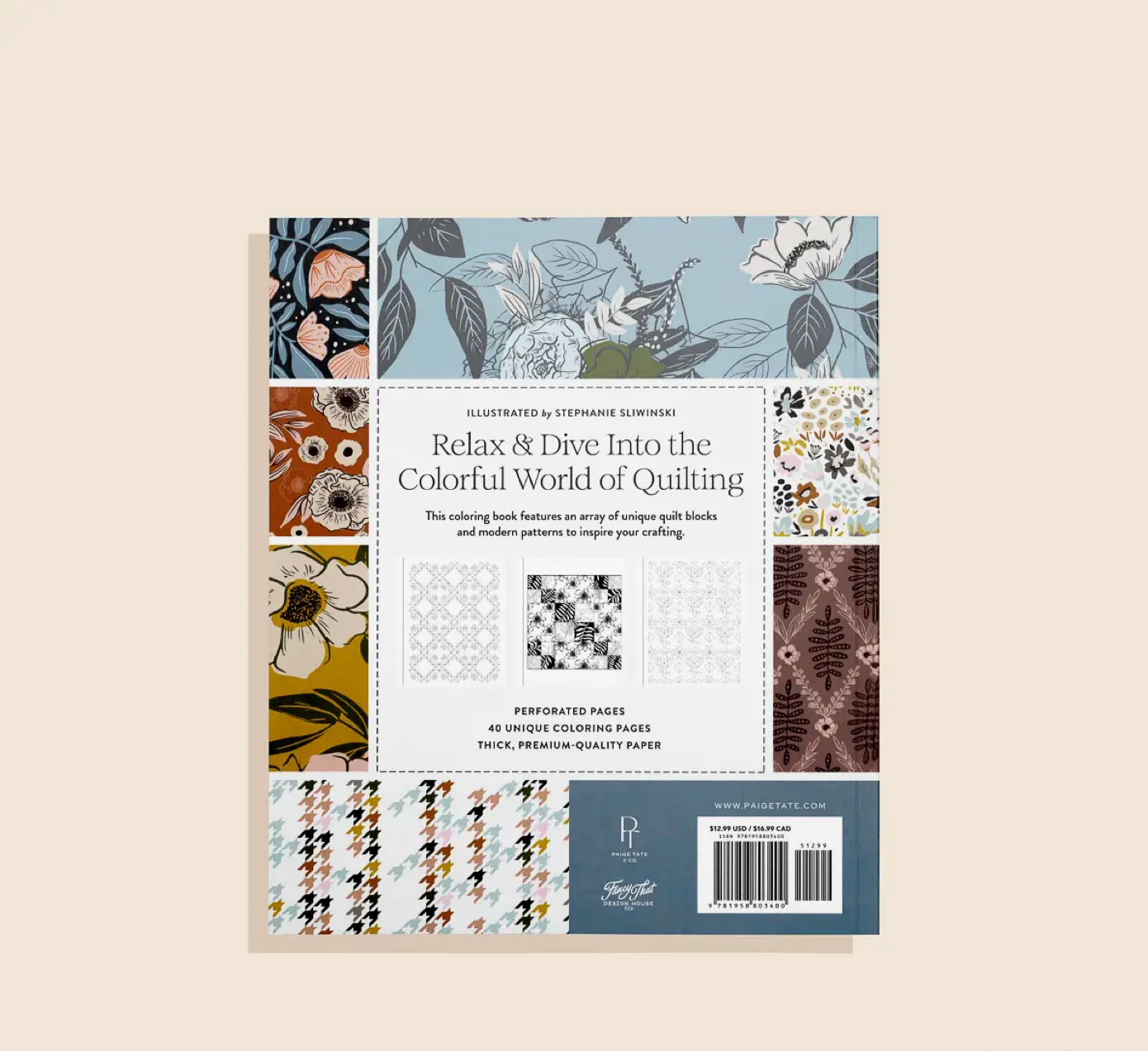 Modern Quilting Coloring Book