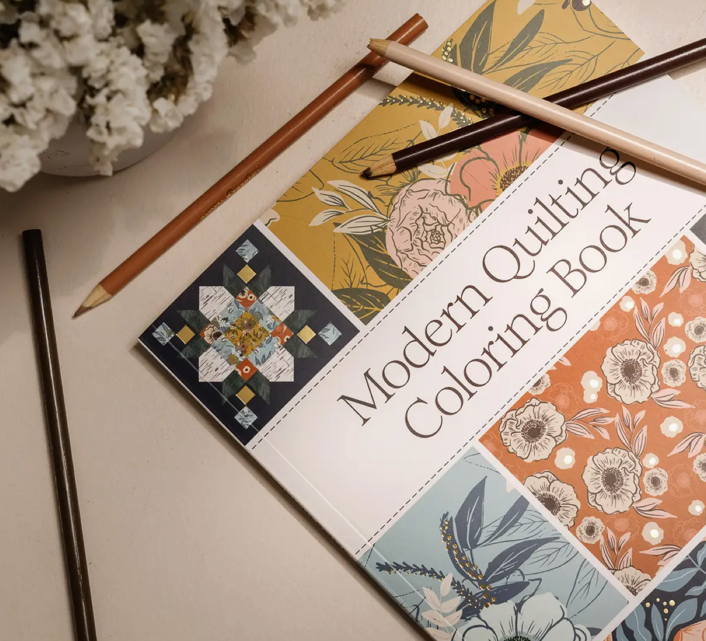 Modern Quilting Coloring Book