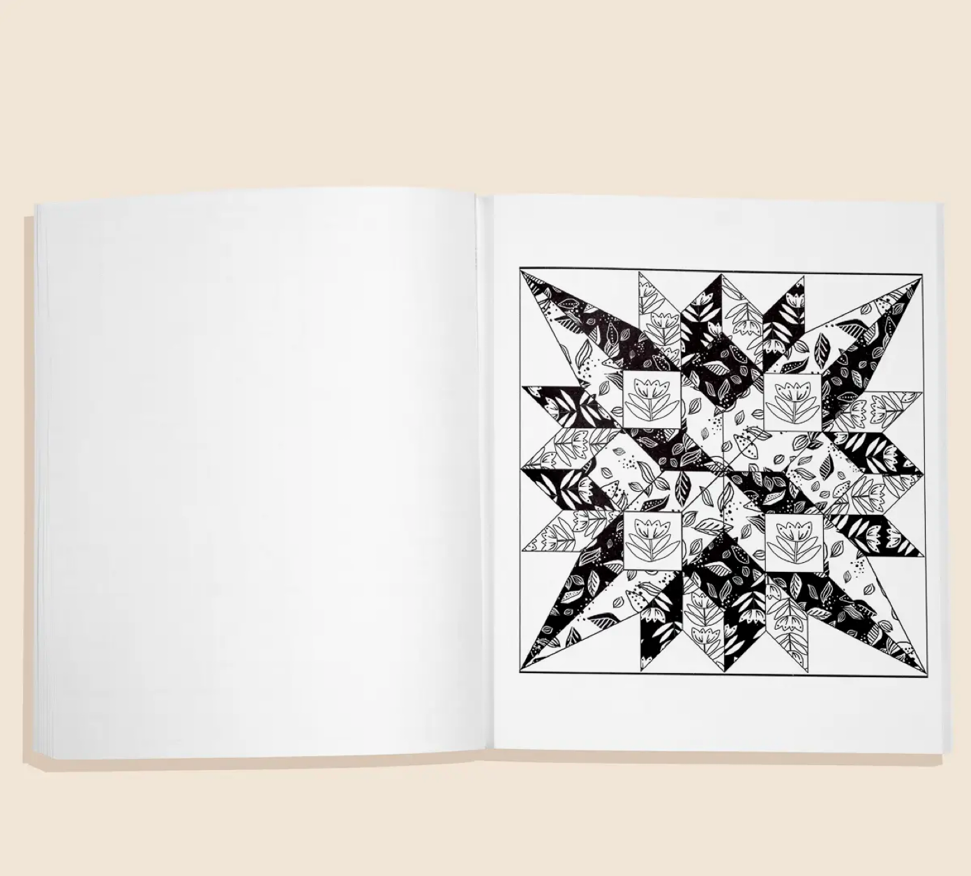 Modern Quilting Coloring Book