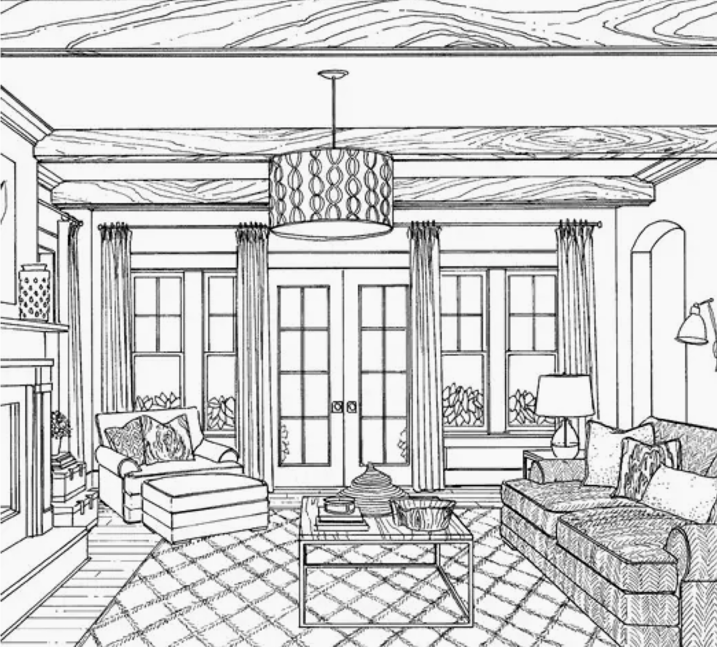 Color At Home Coloring Book