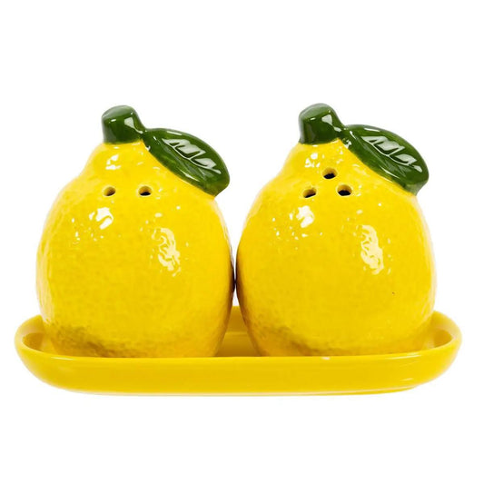 lemon salt and pepper shaker set