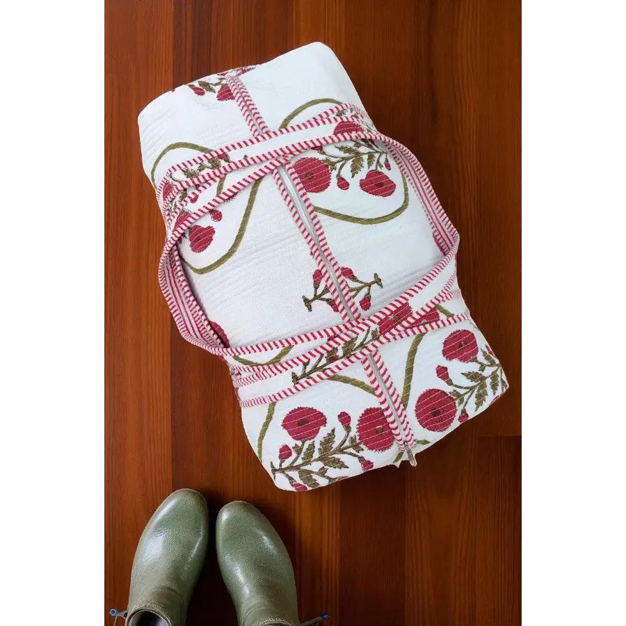 Fall Floral Duffle