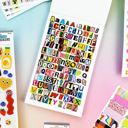 mix and match junk journal stickers