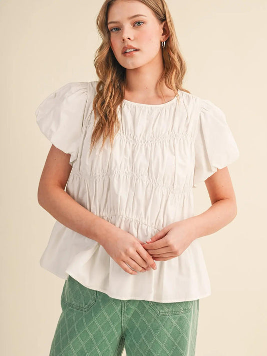 bubble blouse
