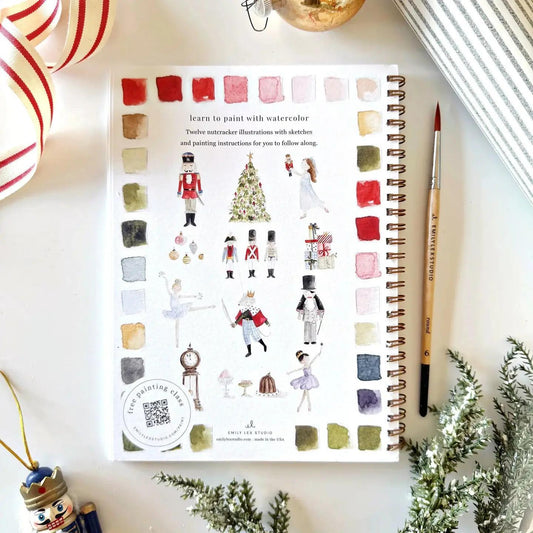 nutcracker watercolor book