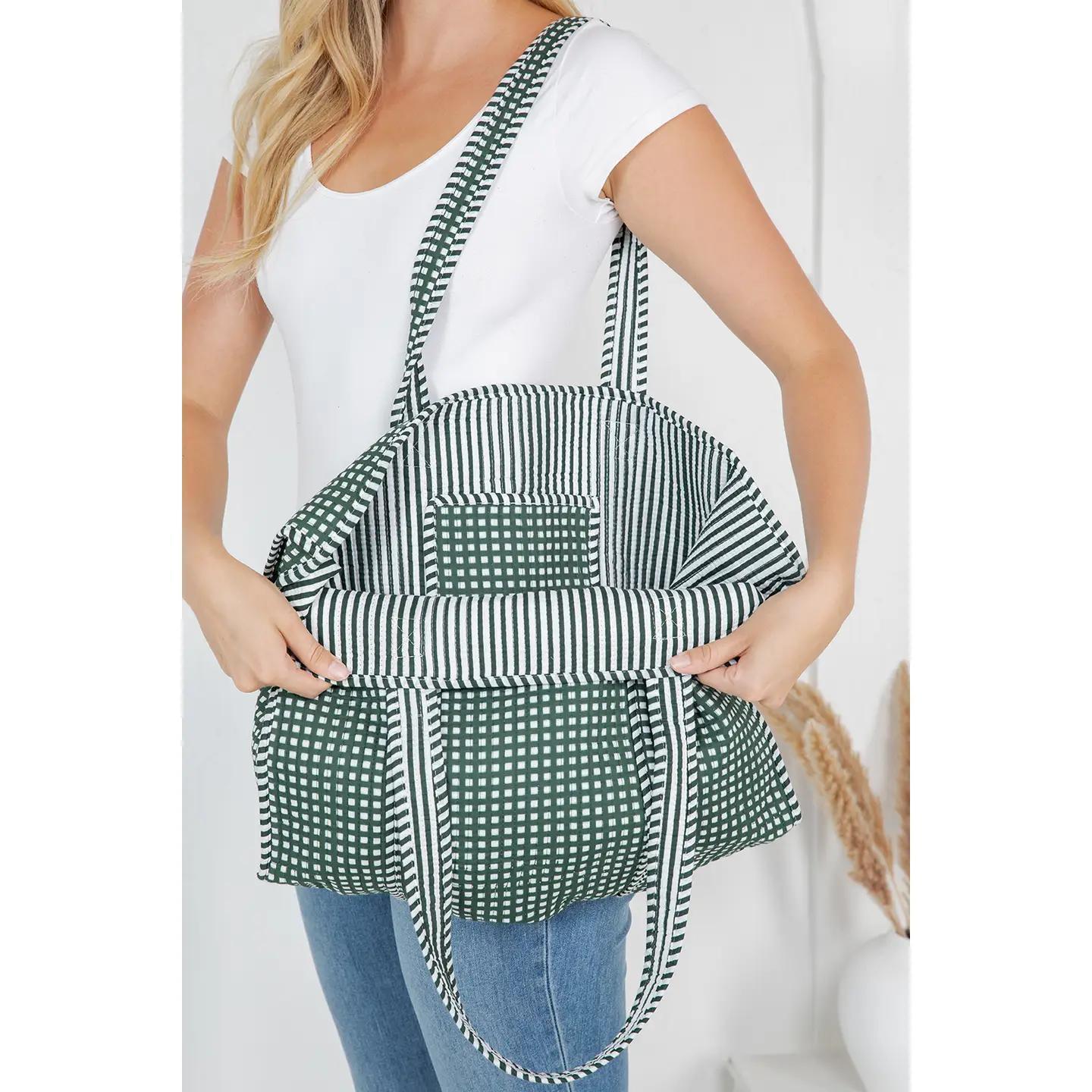 Gingham Tote