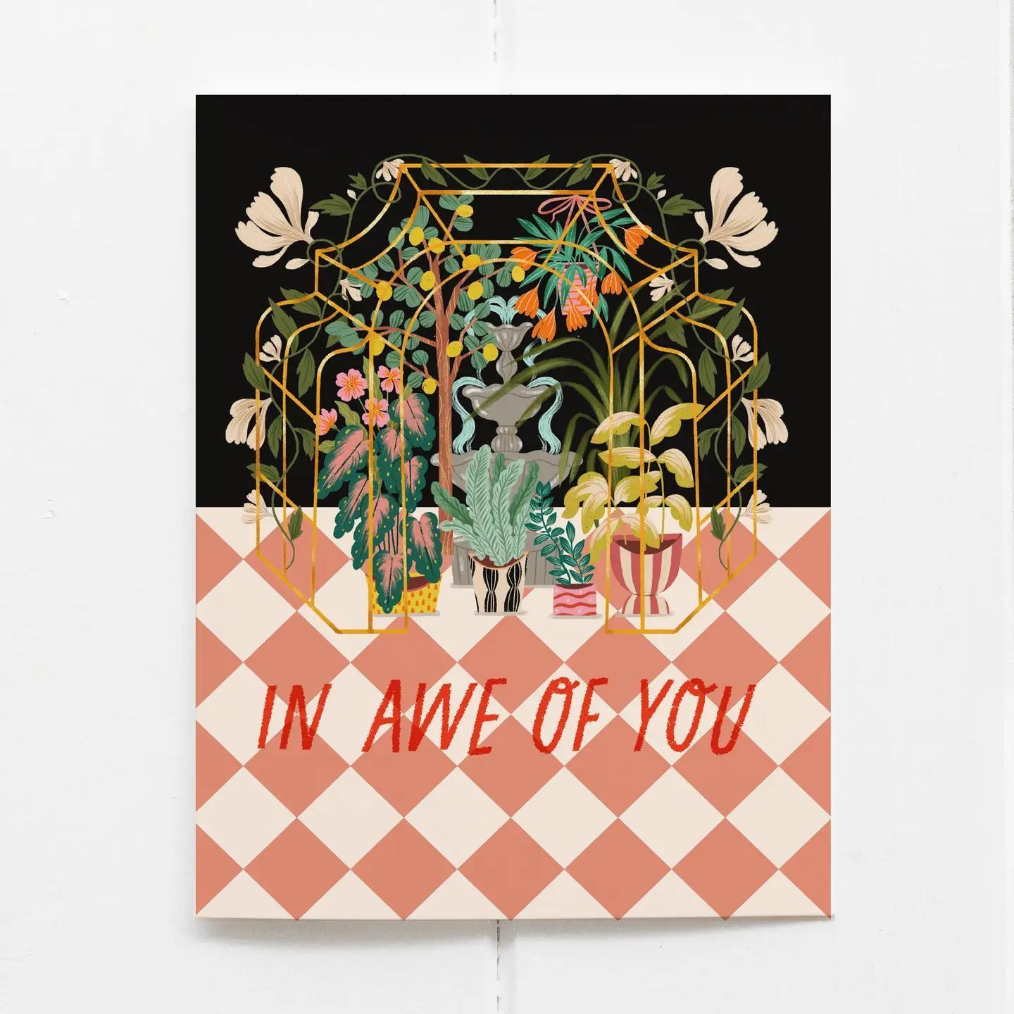 In Awe of you card