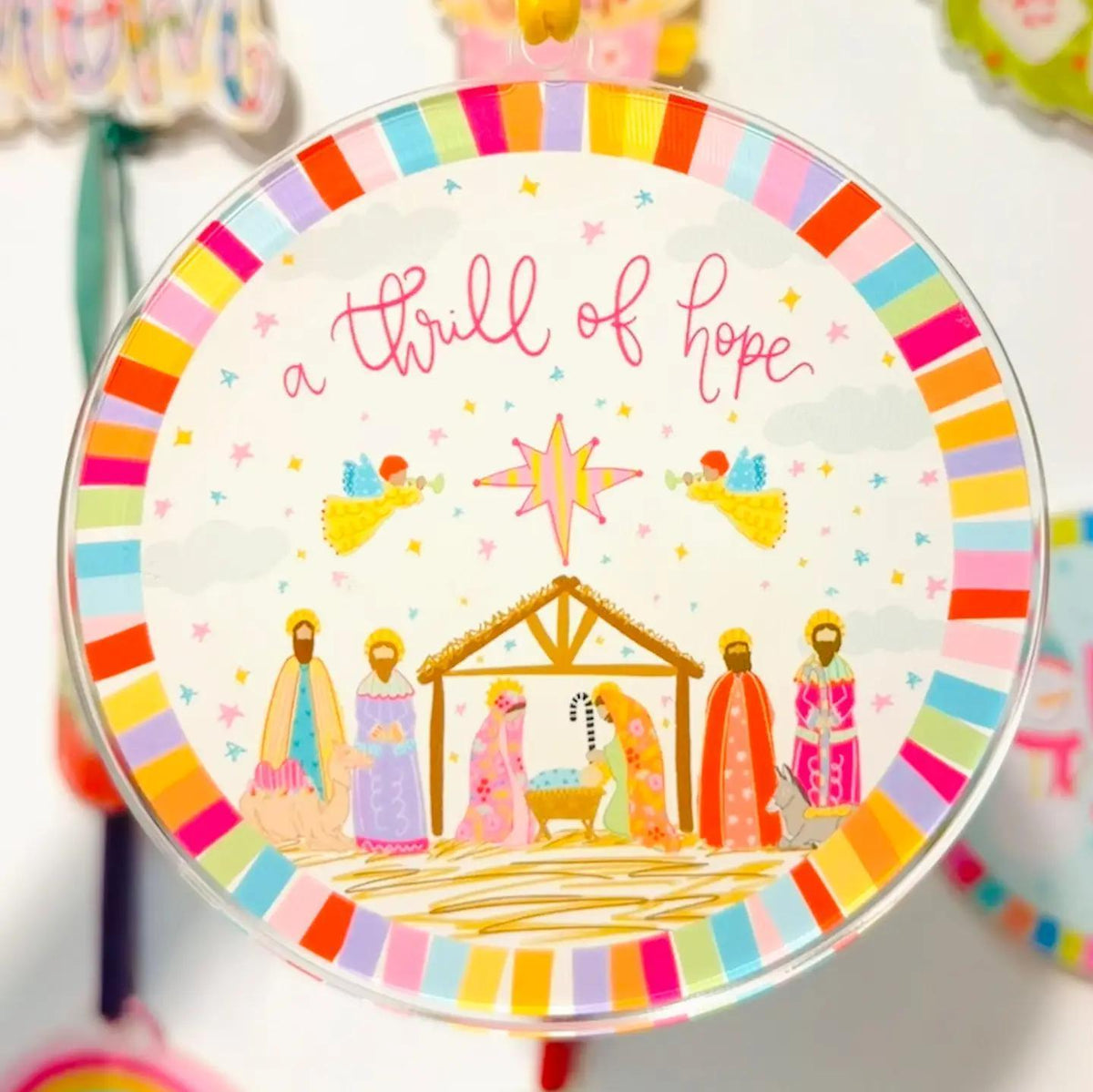 Thrill of Hope Acrylic Ornament
