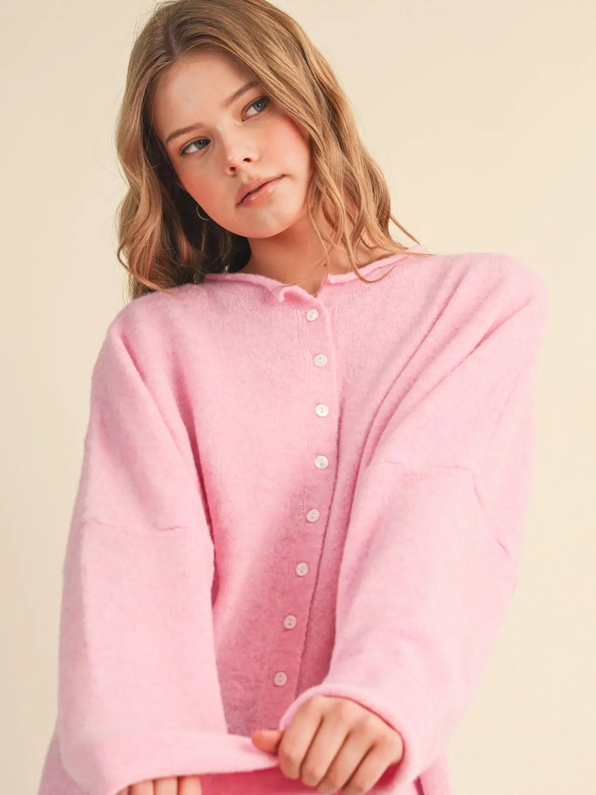 pink Cardigan