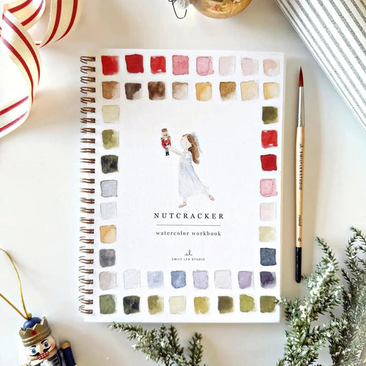 nutcracker watercolor book