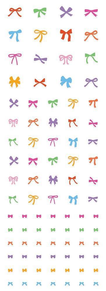 Bow Nail Stickers