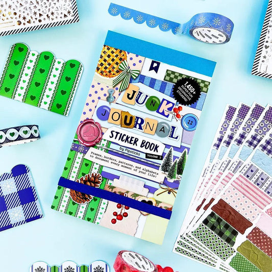 junk journal sticker book