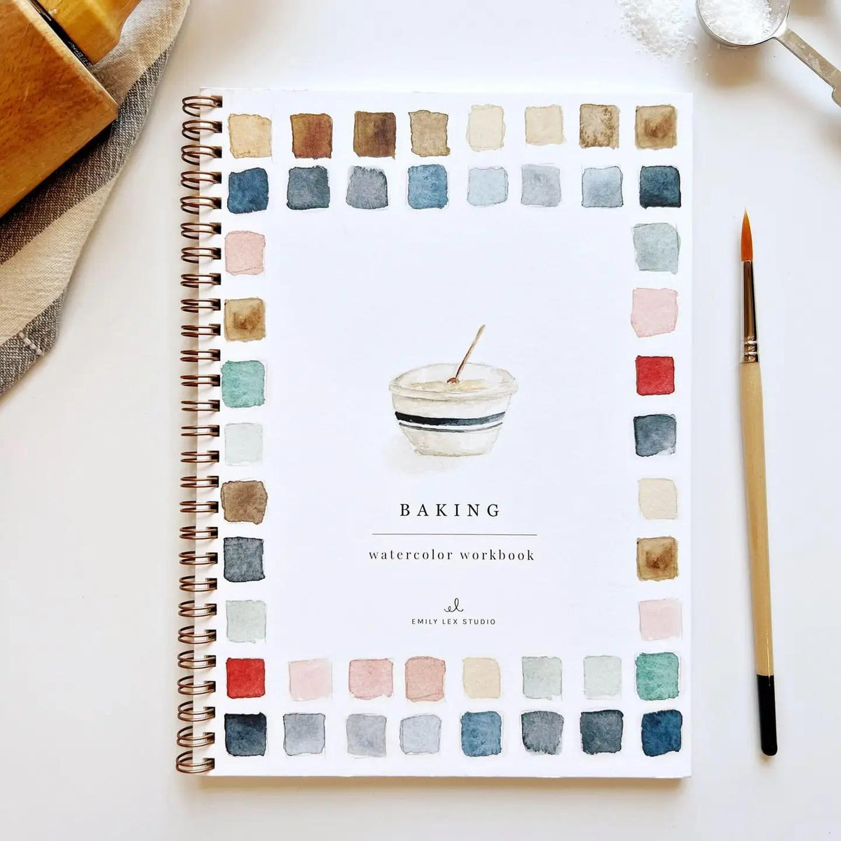baking watercolor book