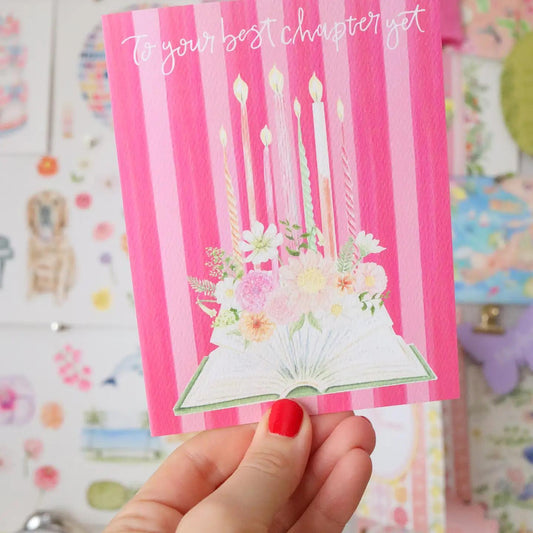 To the Best Chapter Yet Birthday Card