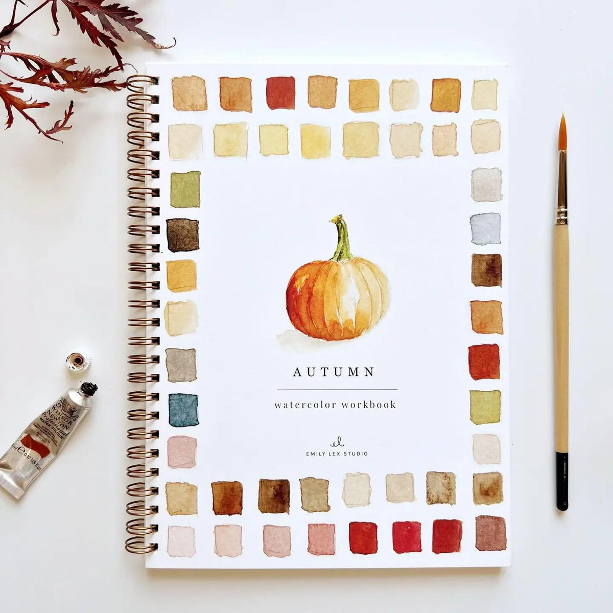 autumn watercolor book