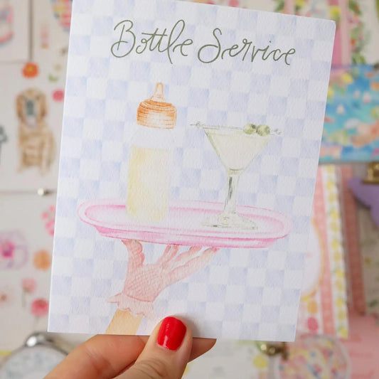 Bottle Service Card