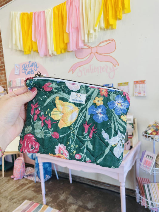 Floral zipper