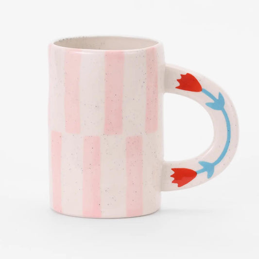 Pretty in pink coffee cup
