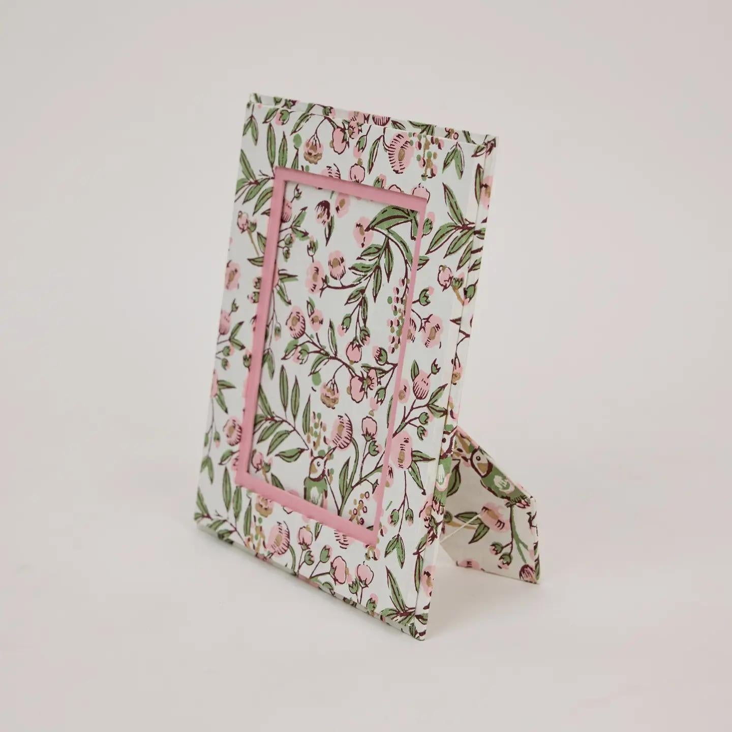 green and white paper mirchi frame