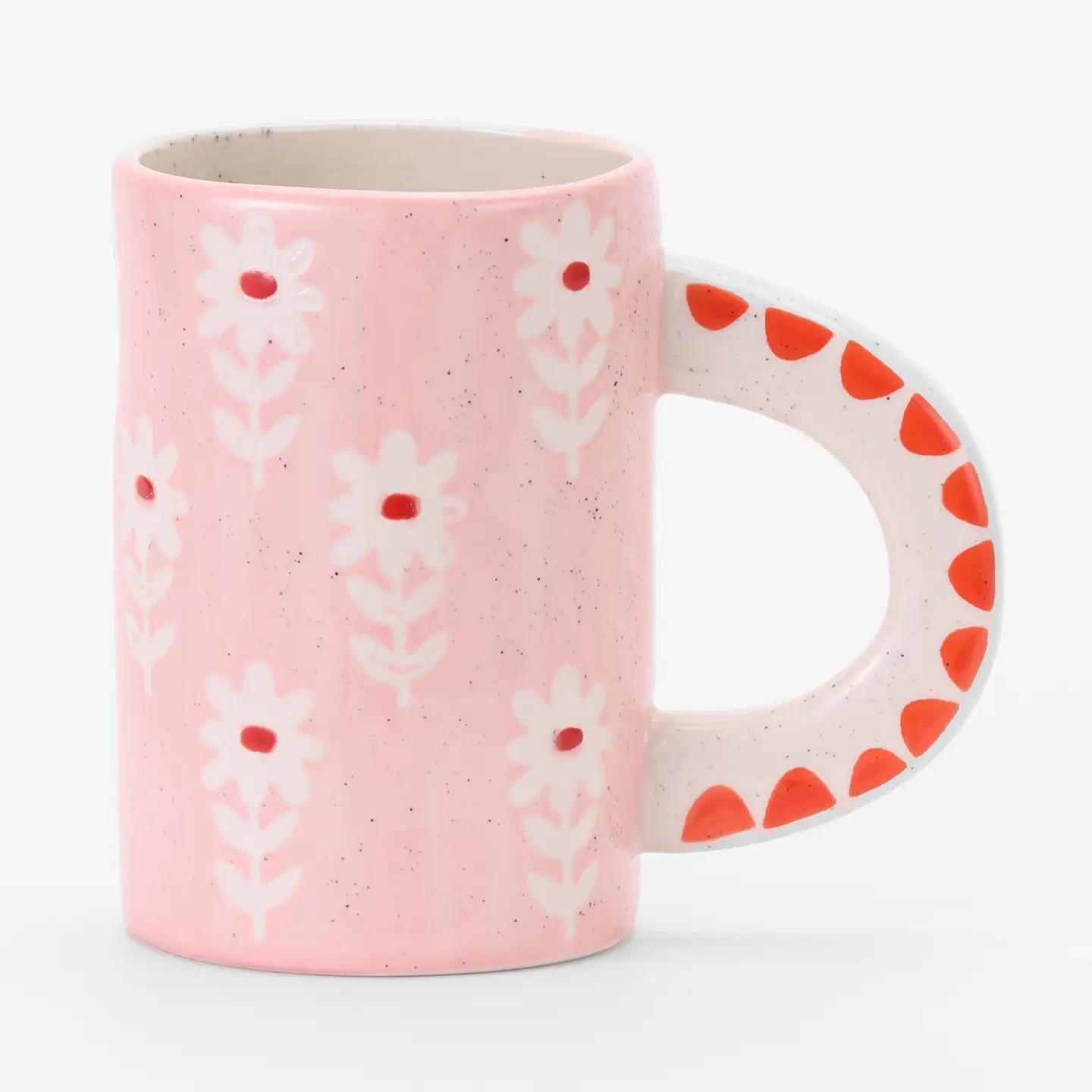 Pink Floral mug
