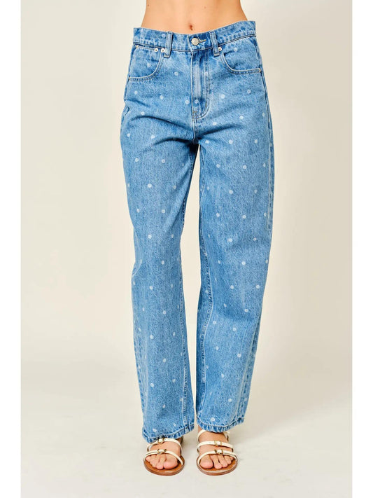 polka dot pants