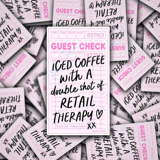 Retail Therapy Sticker