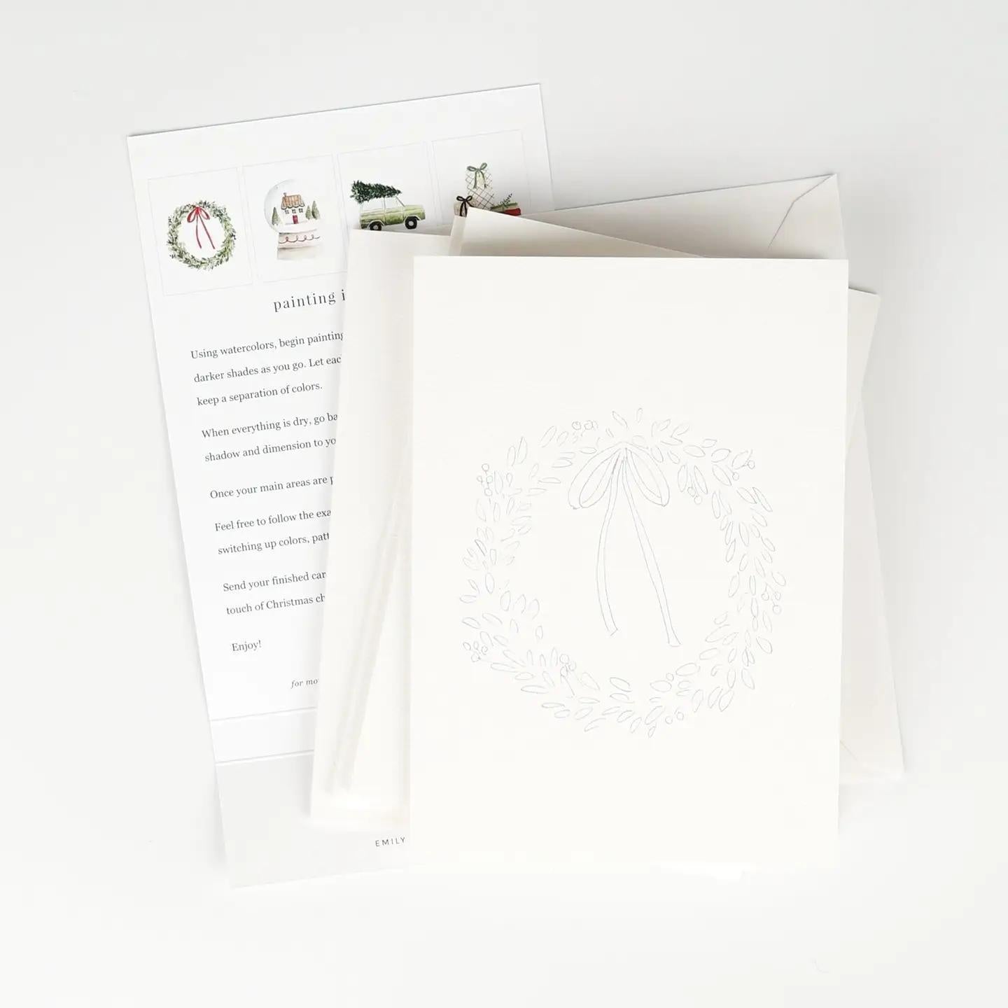 Diy Watercolor Christmas Cards
