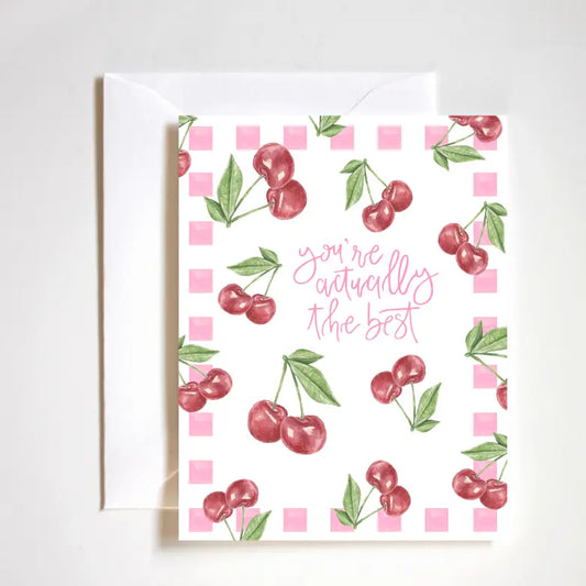 "You're Actually the Best Card" – A2 card with hand-lettered message and luxe textured paper

"Appreciation Greeting Card" – Boutique thank-you card perfect for everyday gratitude

"Simple Thank You Card" – Warm, heartfelt card with hand-painted text and white envelope