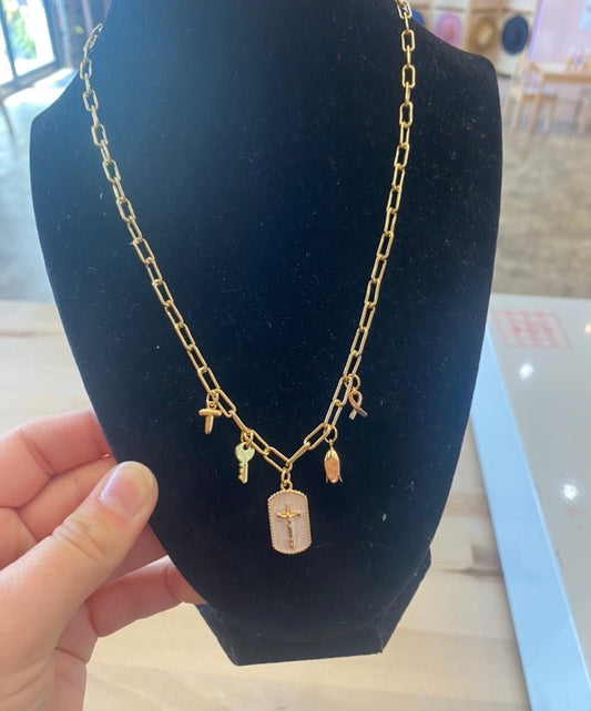 paperclip necklace chain