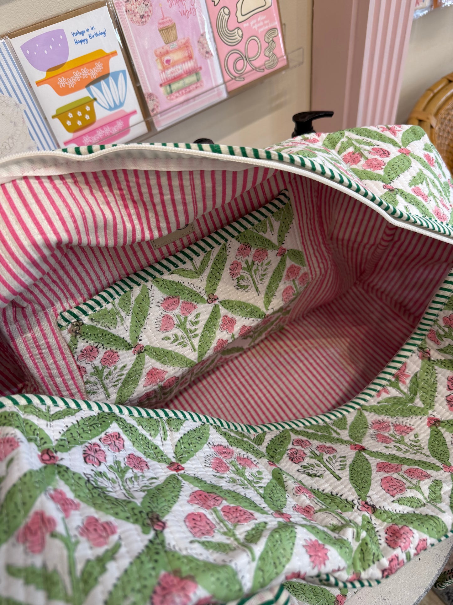 Quilted Duffel Bag