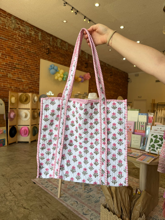 Quilted Tote Bag