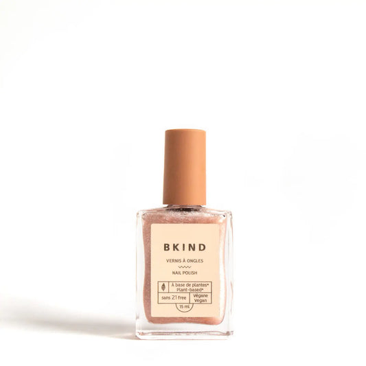 "Glitter, but Make It Clean" – Bottle of polish styled with a champagne glass and vintage pearls

"Party at Your Fingertips" – Close-up of glitter-tinted nails holding a disco ball

"Soft Pink Sparkle Vibes" – Flatlay with polish, pink feathers, and a flapper-style headband
