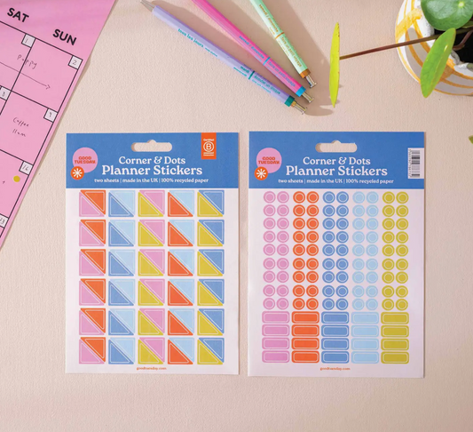 Corner & Dots Planner Stickers