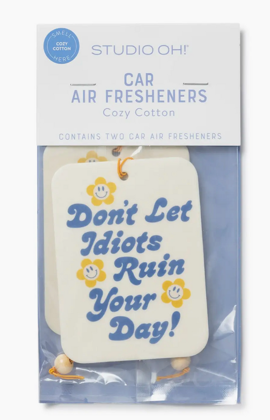 Don't let Idiots Car Freshie