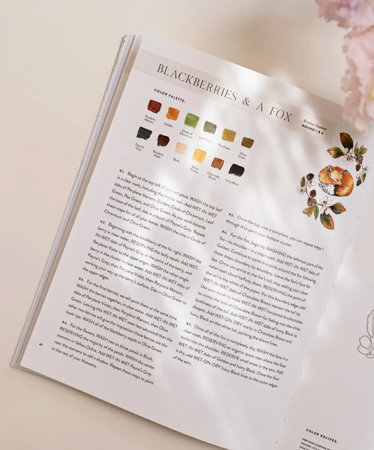 Flowers And Feathers Coloring Book