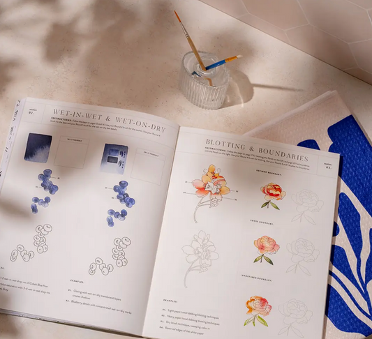 Cafe In Bloom Coloring Book