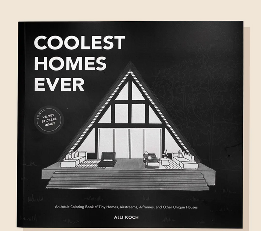 Coolest Homes Ever Coloring Book