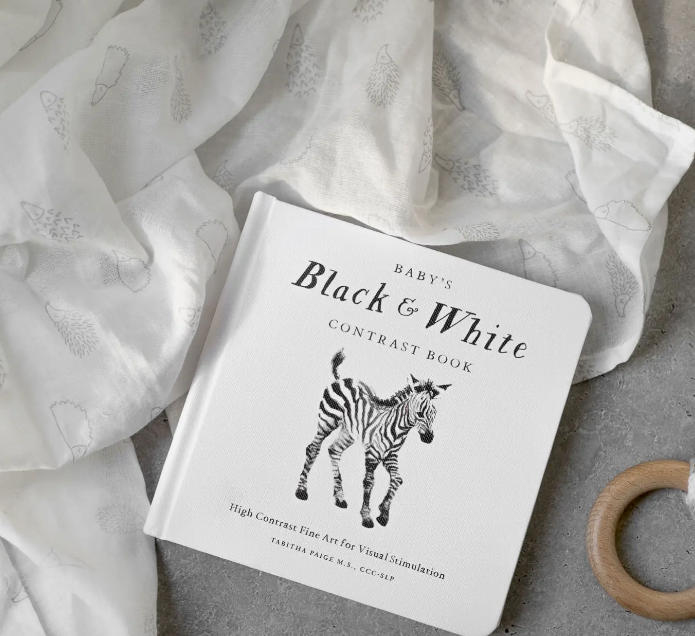 Black and White Contrast Kids Book