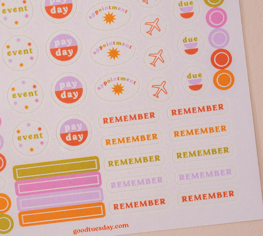 Calendar Planner Sticker