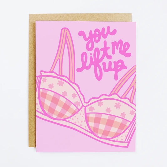 "You Lift Me Up Card" – Sweet, hand-crafted A2 card with eco-friendly envelope and uplifting message

"Uplifting Appreciation Card" – Boutique greeting card with heartfelt sentiment and kraft envelope

"Handmade Thank You Card" – Thoughtful, blank interior card perfect for appreciation or encouragement
