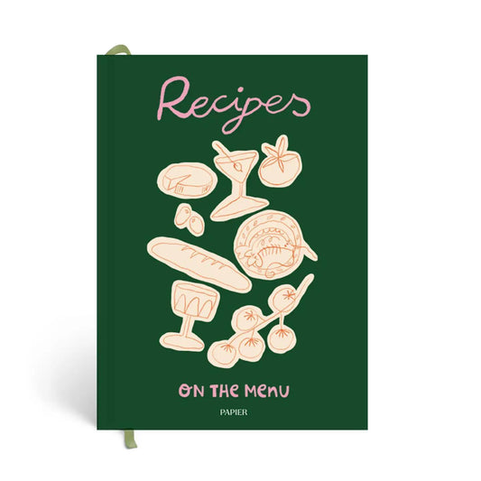Guided Recipe Journal, A5 Hardcover