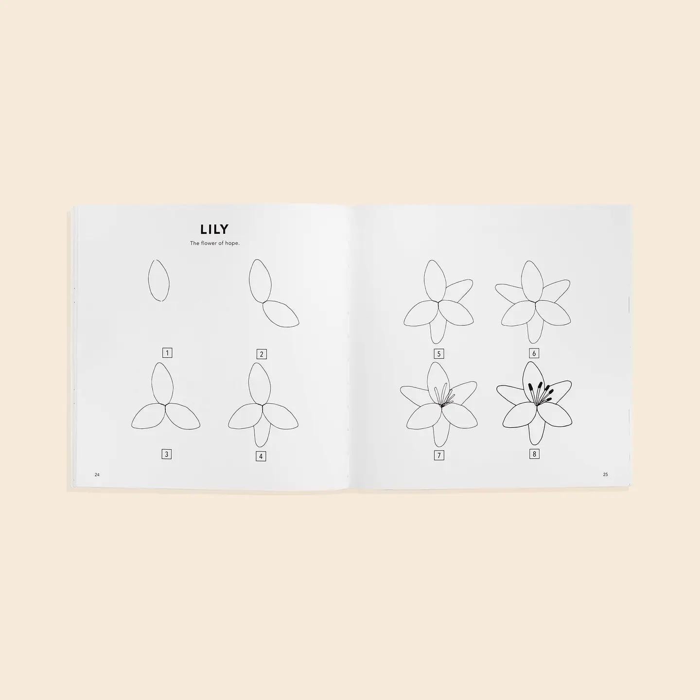 Modern Flowers: A How To Draw Book For Kids (Valentines)